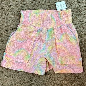 High waisted nylon short